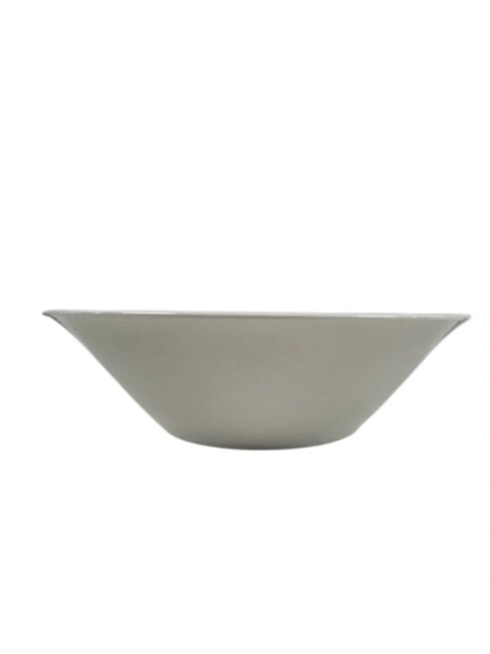 White Serving Bowl with Pink Trim Elegant Porcelain